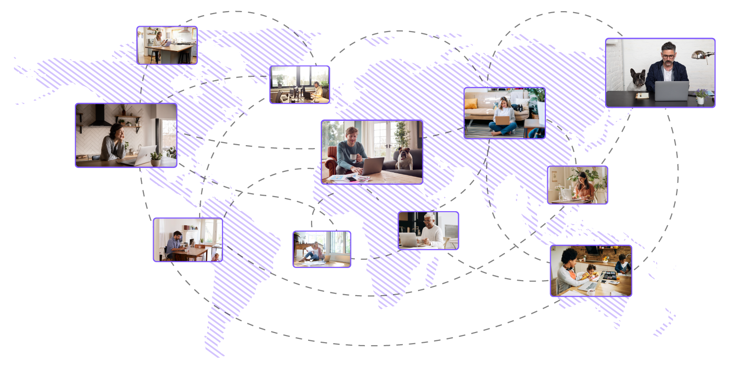 About us page image with people on a meeting